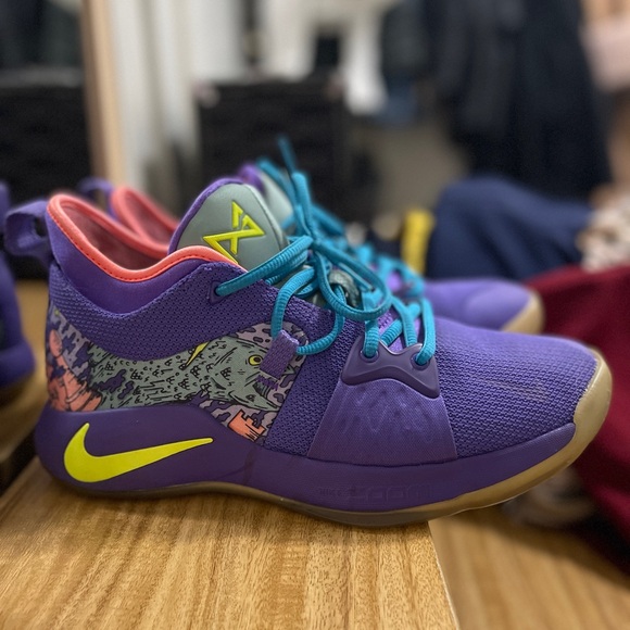 SOLDLIMITED EDITION Nike PG 2 Mamba Mentality Kobe Purple Multicolor Paul George - Picture 3 of 13